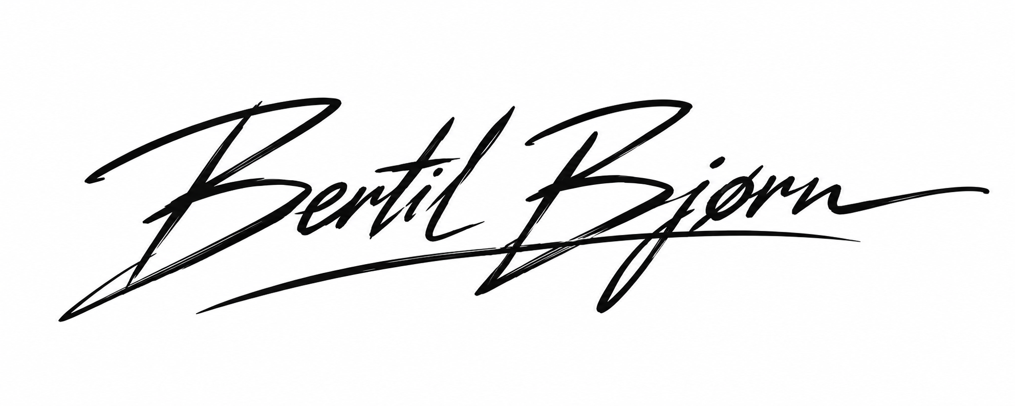 Bertil Bjørns autograf